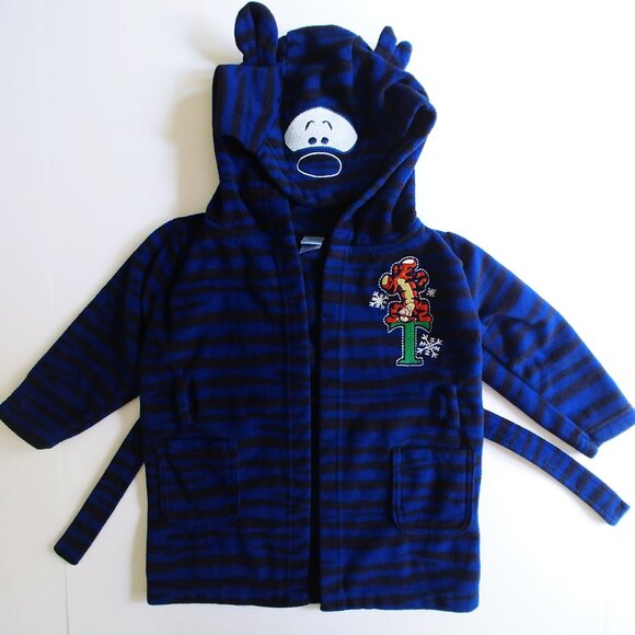 Disney Baby Tigger Fleece Hooded Bathrobe Toddler 18 Months - Picture 2 of 10